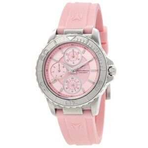 NWT Authentic Technomarine Sea Quartz Pink Dial Women's Watch